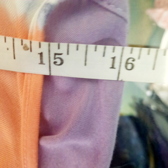 `Medium Young Fabulous & Broke Orange and Gray Swim Coverup - Picture 9 of 9